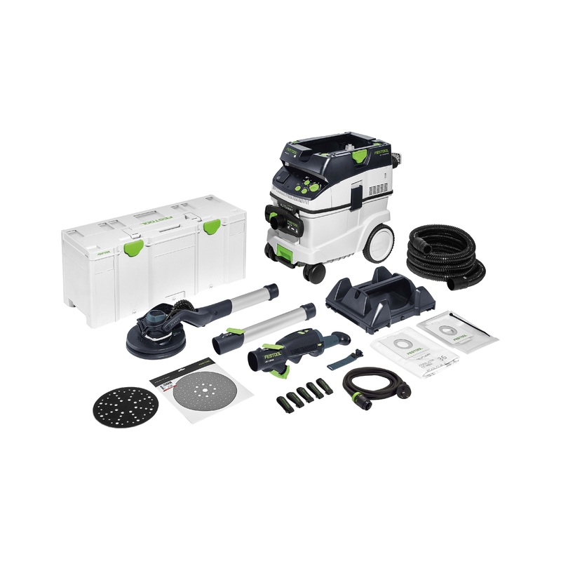 LHS 2 225 PLANEX 225mm Drywall Sander in Systainer with M Class Dust Extractor Set