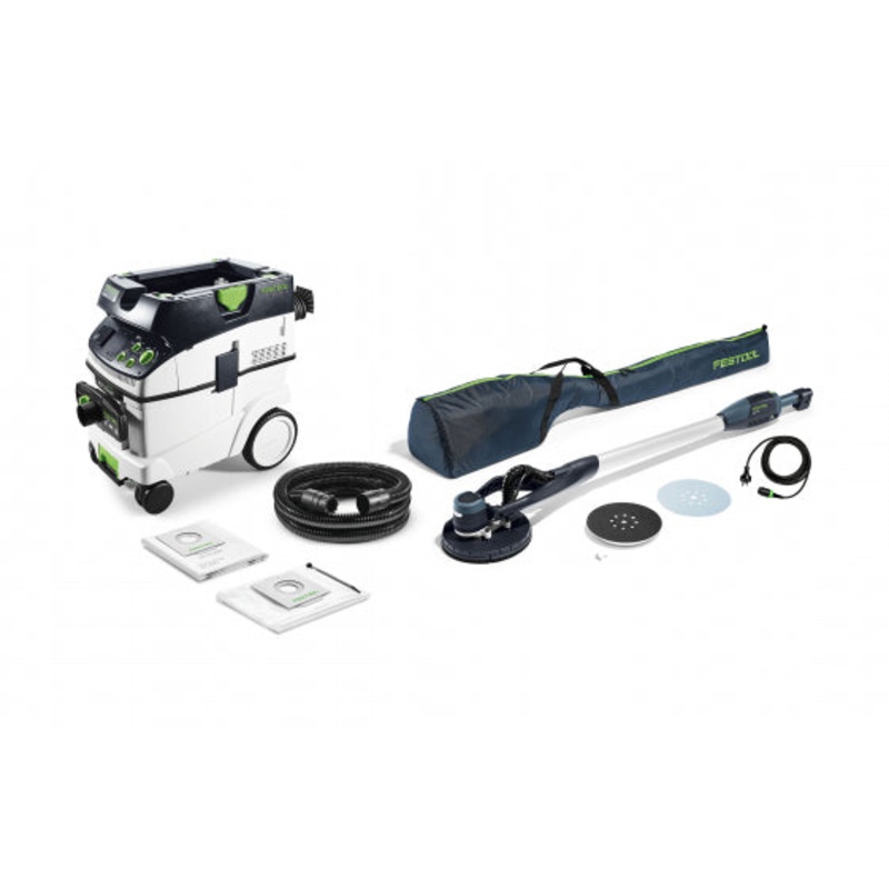 LHS 225 PLANEX Easy 225mm Drywall Sander with M Class Dust Extractor Set