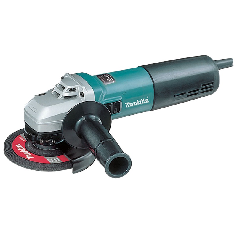 Makita 125mm (5") Angle Grinder, 1400W, Constant Speed Control, soft start, current limiter, SJS