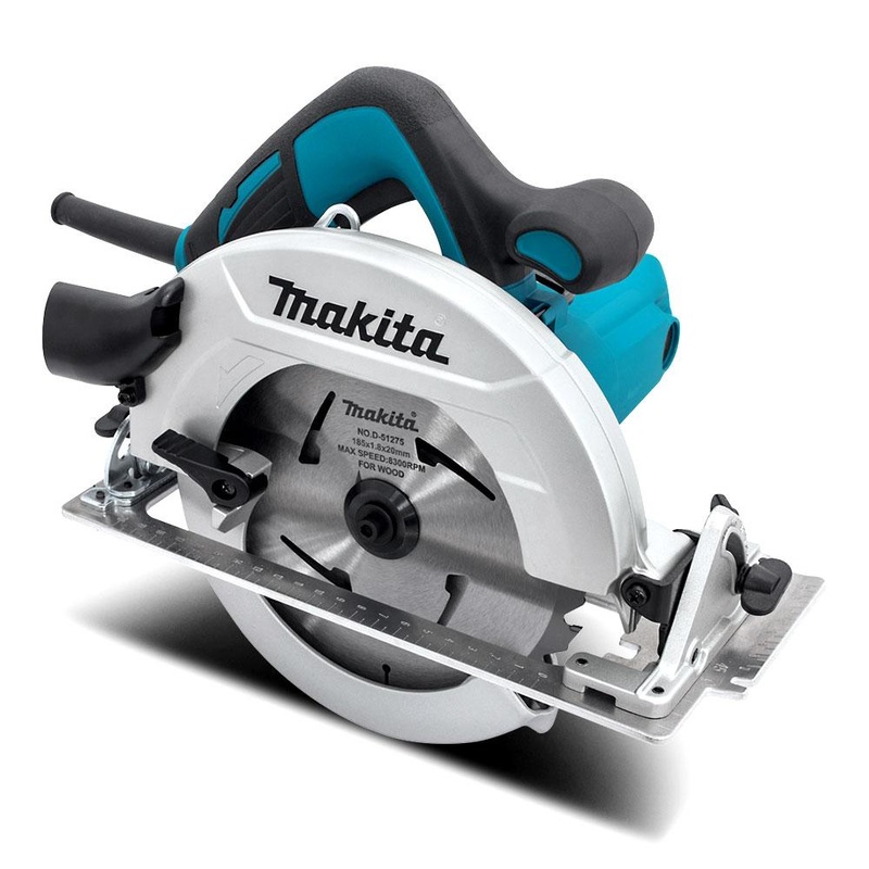 Makita 185mm (7-1/4") Circular Saw, 1,600W, with 2x Saw blades