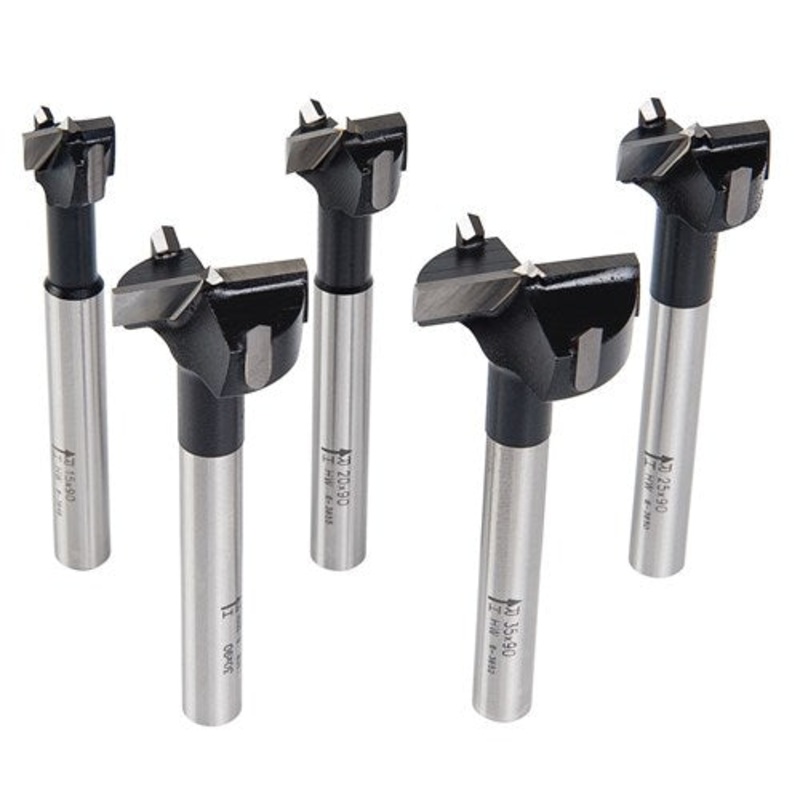 CMT 5 PIECE BORING BIT SET
