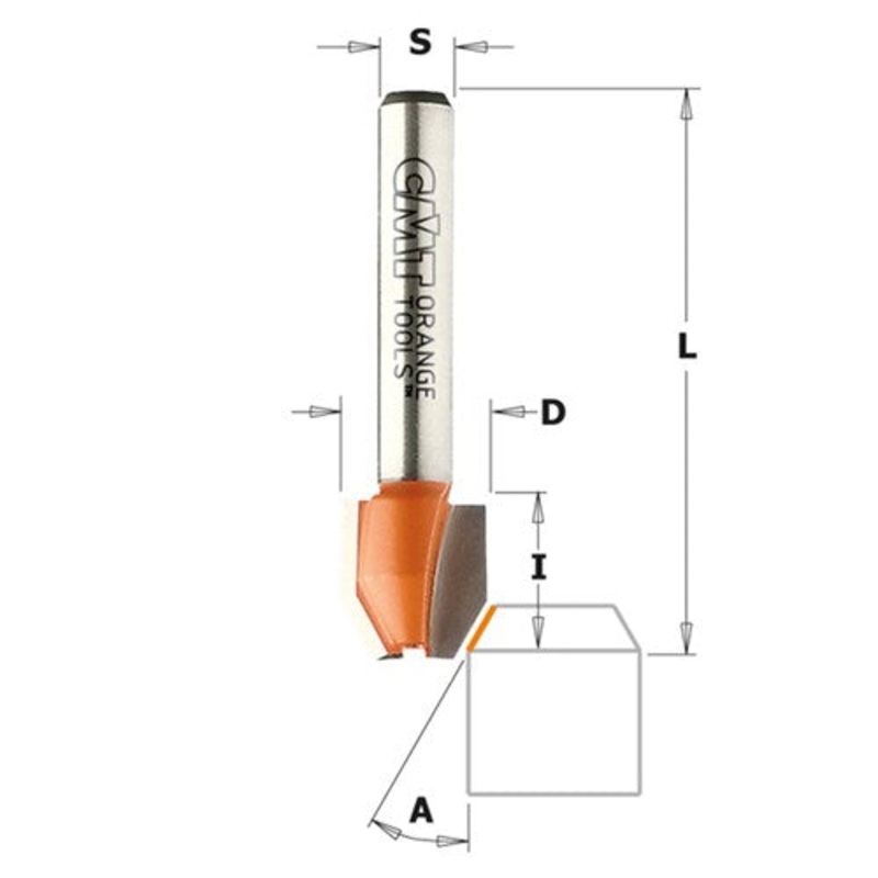 COMBINATION TRIM BIT 0 + 22DEG CMT