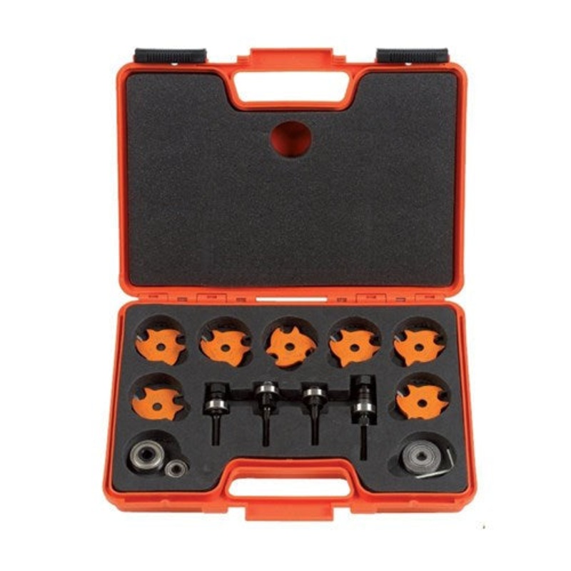 SLOT CUTTER SET 14 PART 1/2 7BEARING 4SHAFT 7CUTTERS CMT