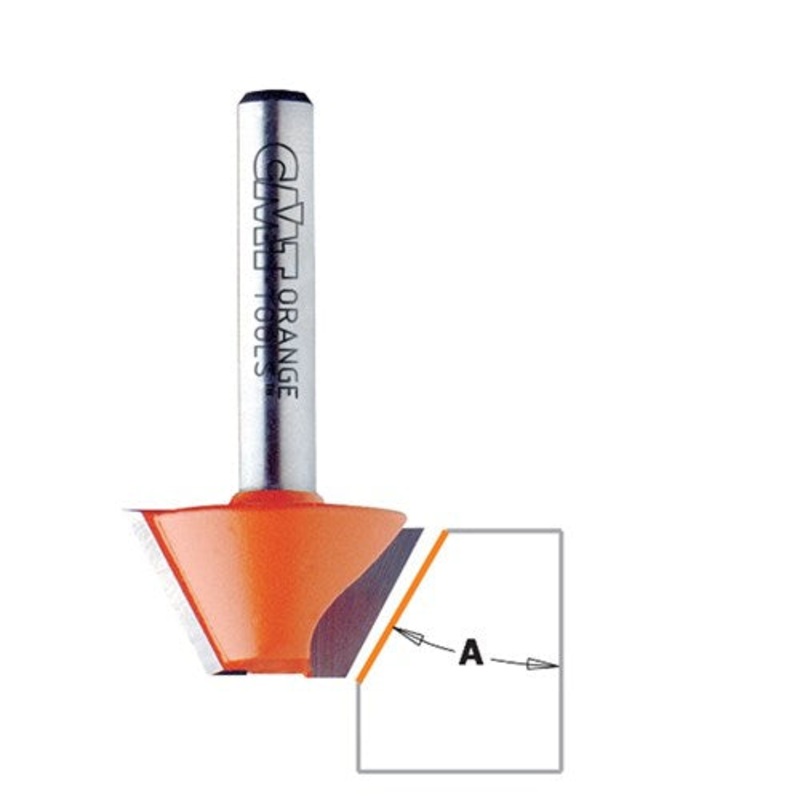 CHAMFER BIT 15DEG 8MM S CMT