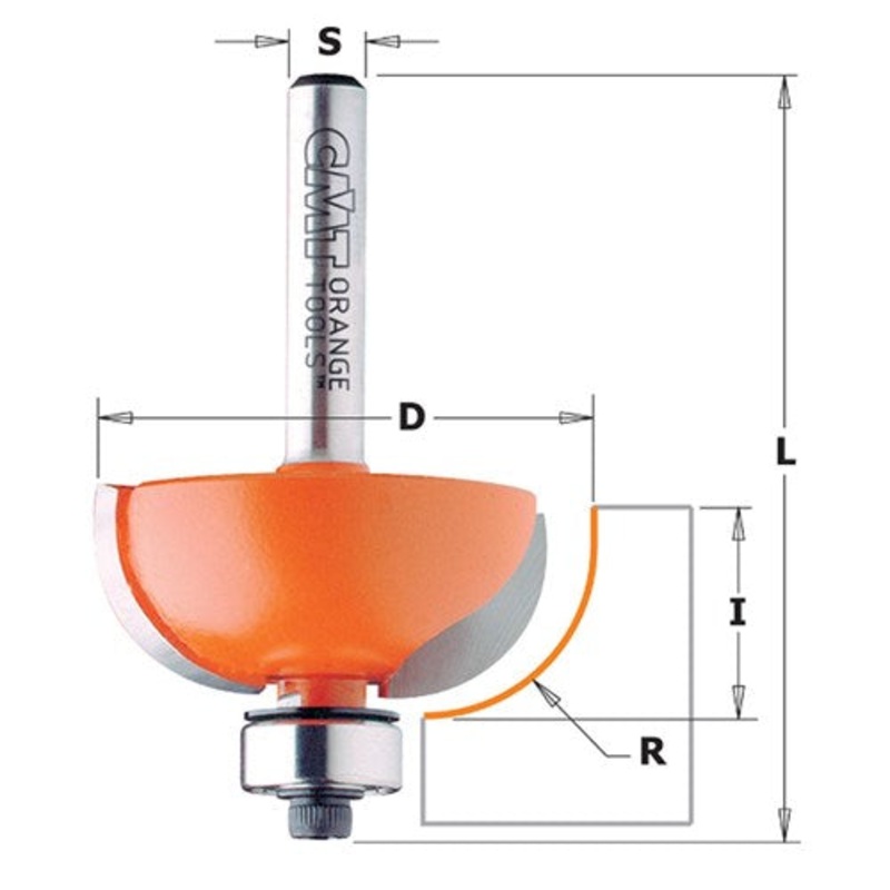 COVE BIT 19RAD 1/2S CMT