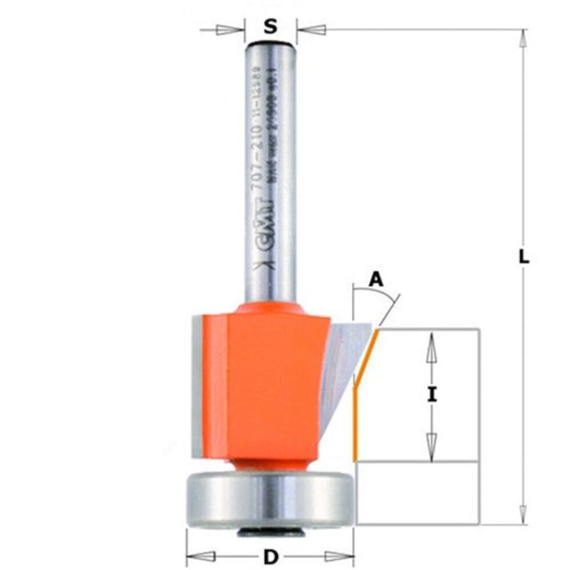 FLUSH TRIM 0-25DEG COMBINATION 8MMS CMT