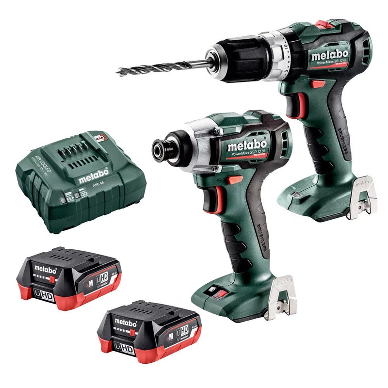 Metabo 12V 2 Piece Brushless 4.0Ah Combo