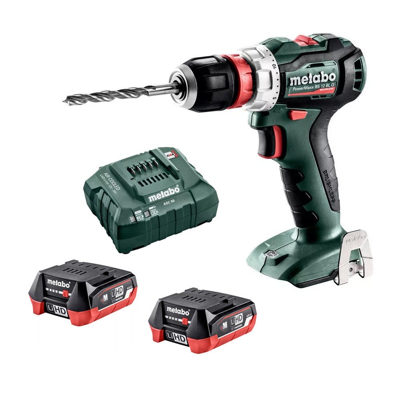 Metabo 12V 45Nm Brushless Drill/ Driver PowerMaxx 4.0 Kit