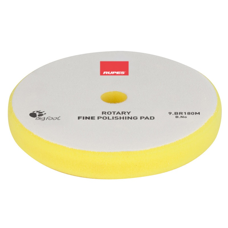 ROTARY FOAM PAD FINE YELLLOW 160MM