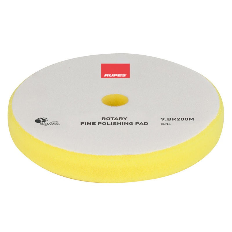 ROTARY FOAM PAD FINE YELLLOW 180MM