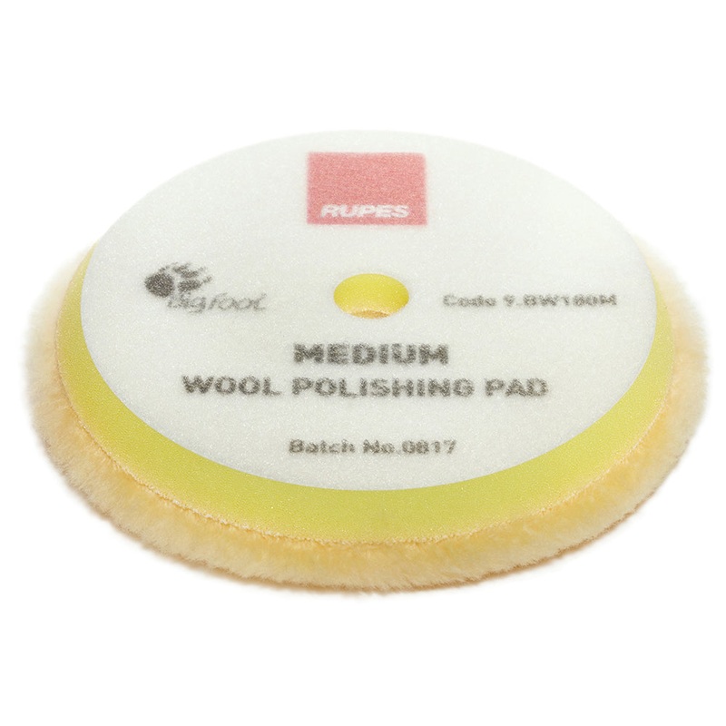 WOOL PAD MED YELLOW 150/170MM
