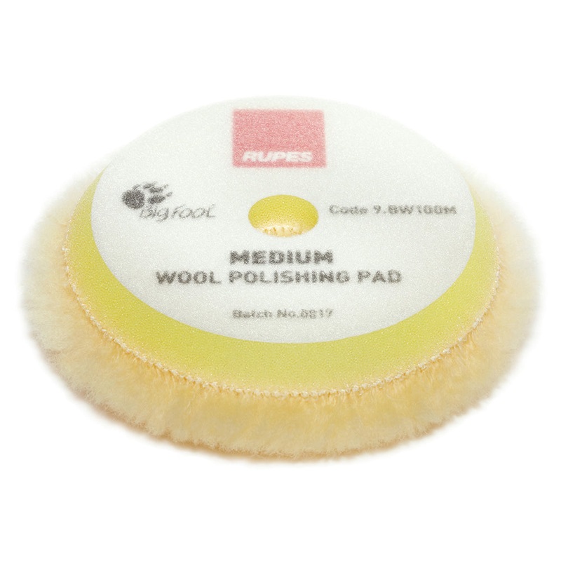 WOOL PAD MED YELLOW 80/100MM