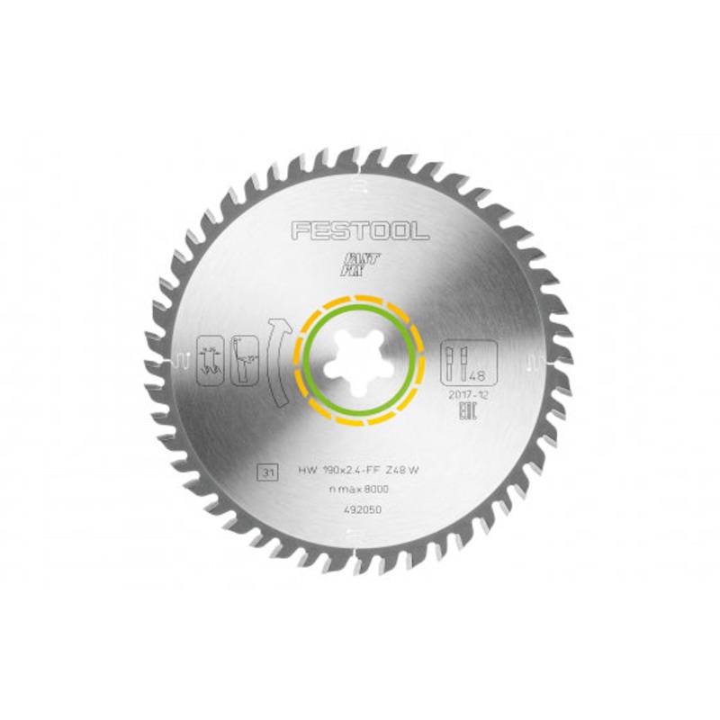 Fine Tooth Saw Blade 190mm x 2.4mm x FastFix 48 Tooth
