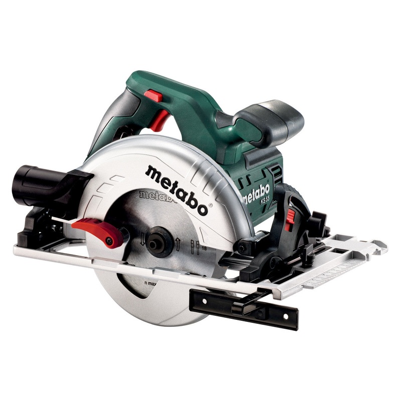 Metabo  1200 W, 160 mm x 20 mm TCT Blade, Circular Saw -  KS 55 FS