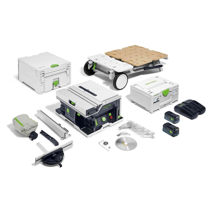 CSC SYS 50 18V Cordless 168mm Systainer Saw 5.0Ah Bluetooth Set & Underframe