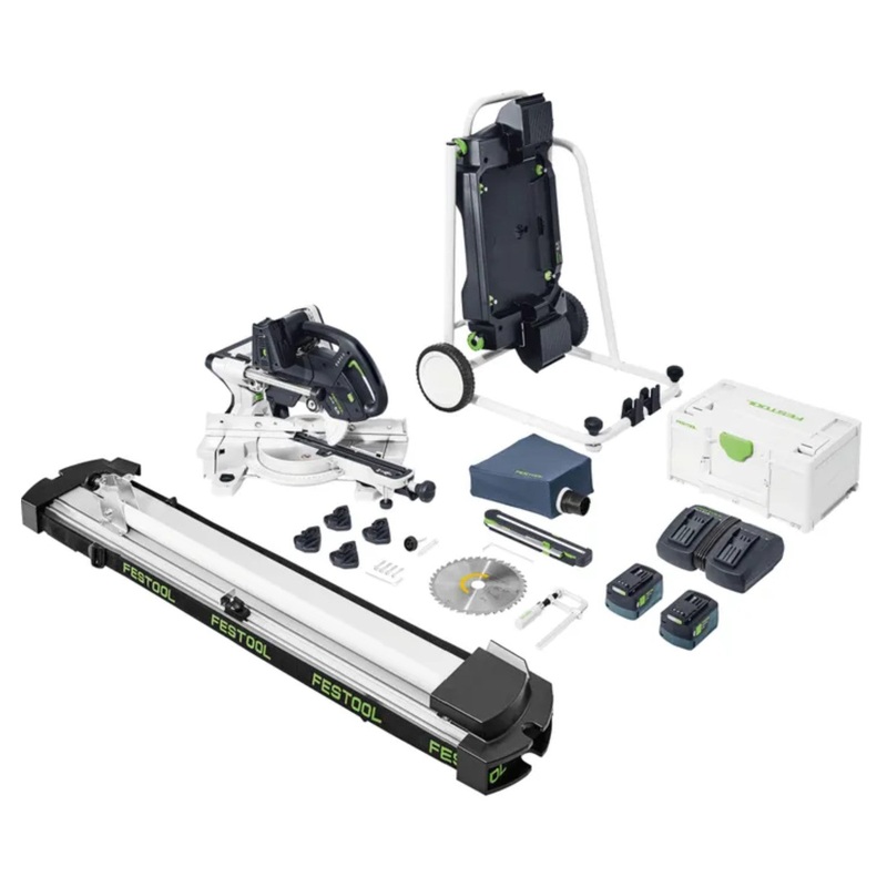 KSC 60 KAPEX 18V Cordless 216mm Slide Compound Mitre Saw 5.0Ah Energy Set & Stand