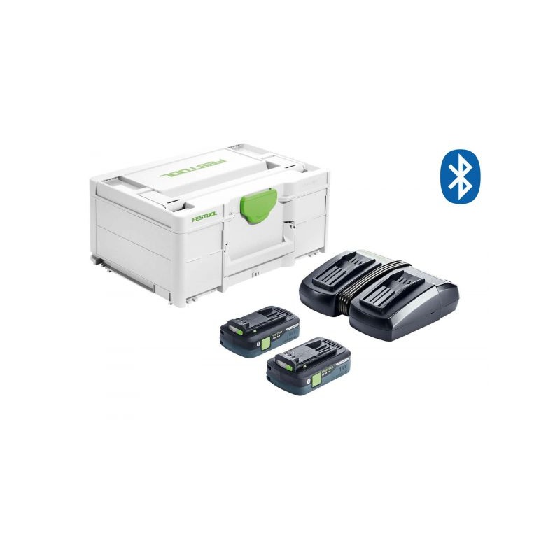 SYS 18V Energy Set 2 x 4.0Ah TCL6 Duo in Systainer