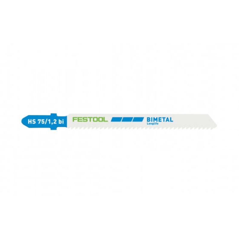 Aluminium Jigsaw Blade HS 75mm x 1.2mm BI - 5 Pack