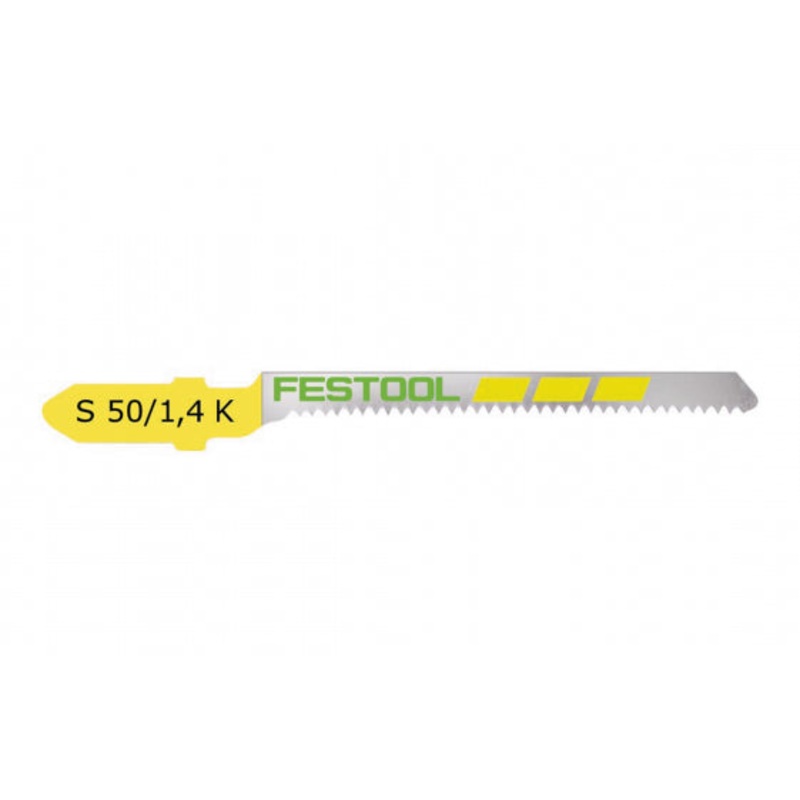Curved Cut Jigsaw Blade S 75mm x 1.4mm K - 5 Pack
