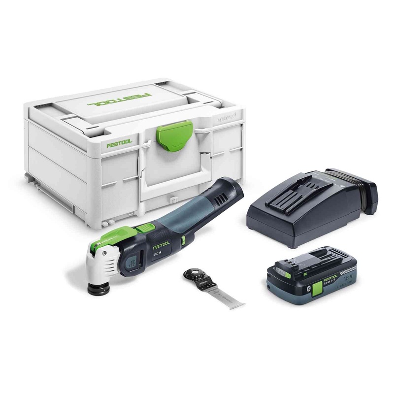 OSC VECTURO 18V Starlock Cordless Oscillator 4.0Ah HighPower Bluetooth Set in Systainer