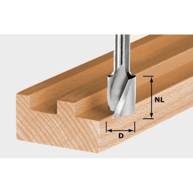 Spiral Groove Cutter HW S8 D6/NL16