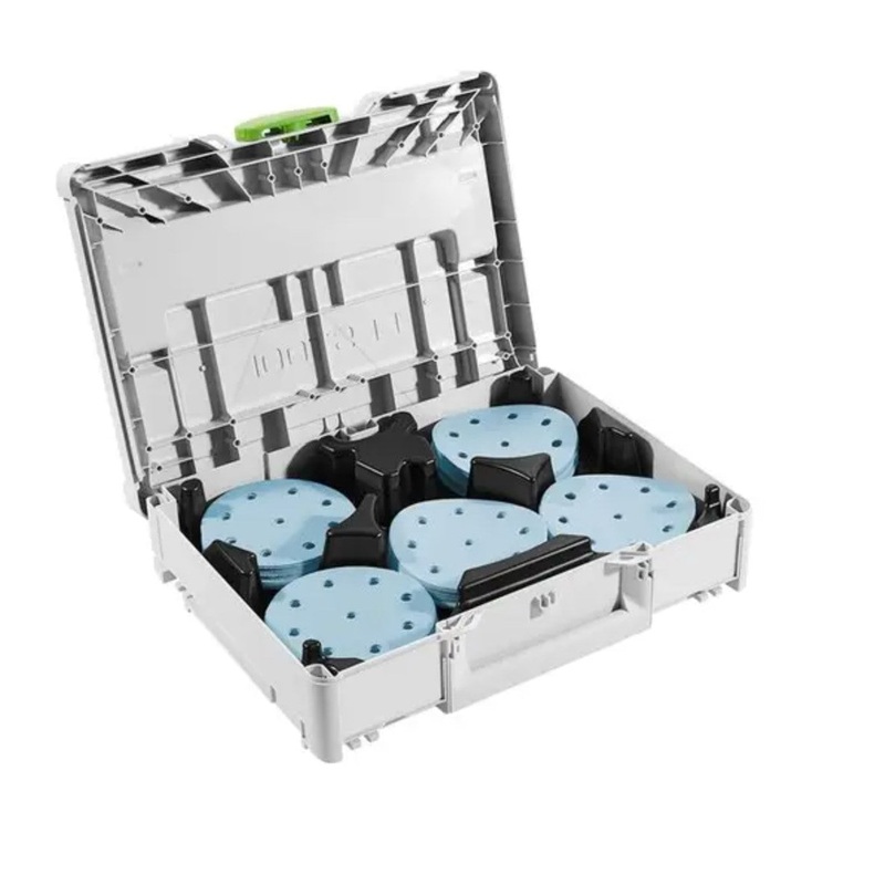 Granat Abrasive Disc Systainer Set 125mm 9 Hole