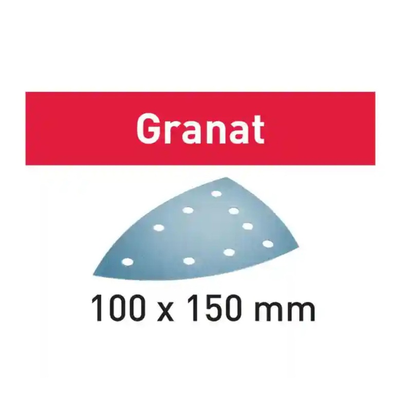 Granat Abrasive Sheet 100mm DELTA P180 - 100 Pack