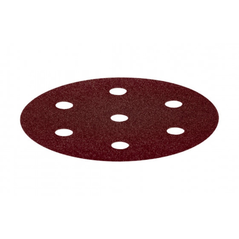 Rubin Abrasive Disc 90mm 6 Hole P80 - 50 Pack