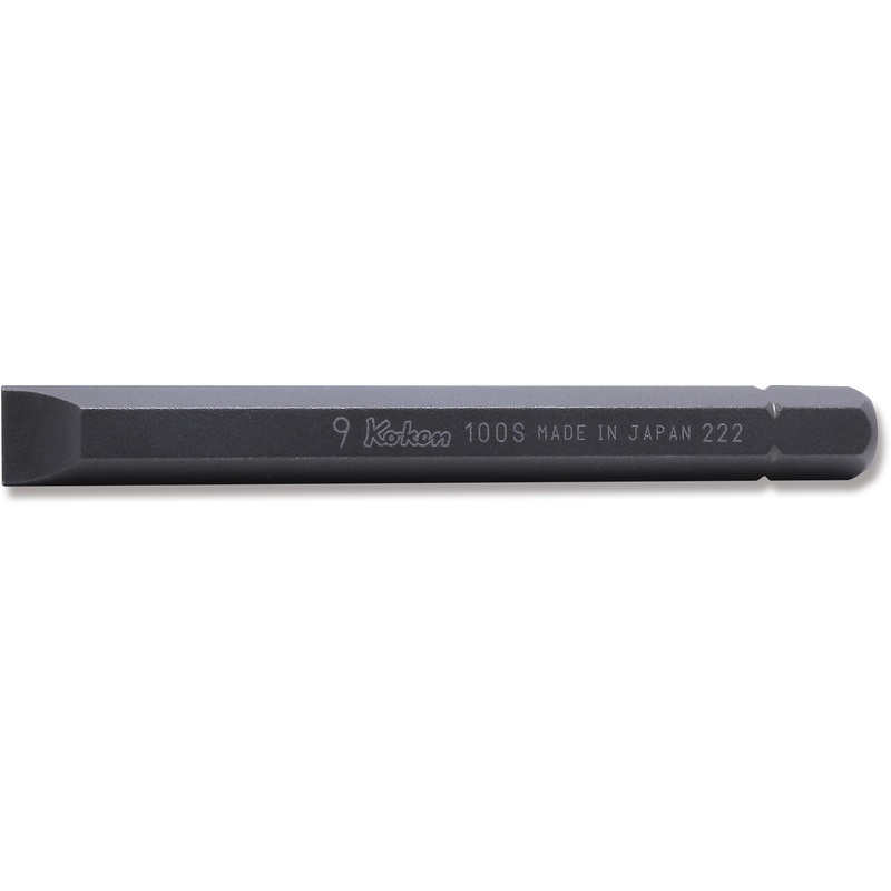 5/16 Hex Dr. Bit Slotted 1.6 x 9  Length 80mm