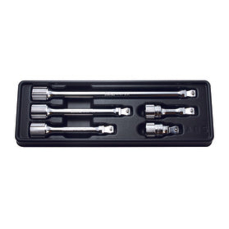 1/2 Sq. Dr. Wobble-Fix Extension Bar set  50-250mm ABS Tray   5 pieces