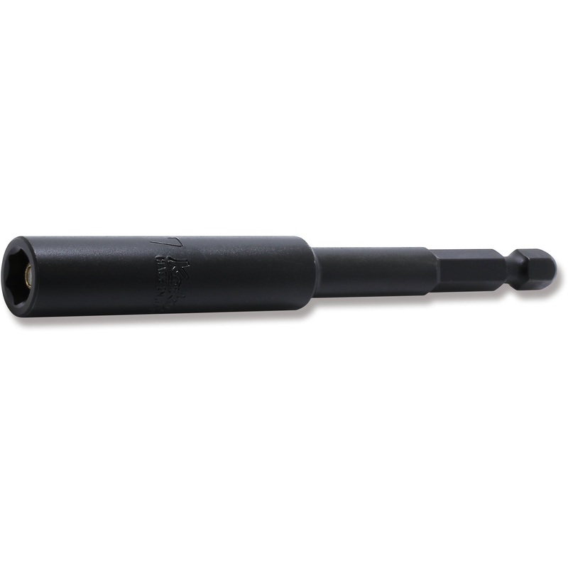 1/4 Hex Dr. Nut Setter  7mm 6 point Length 100mm Slide Magnet