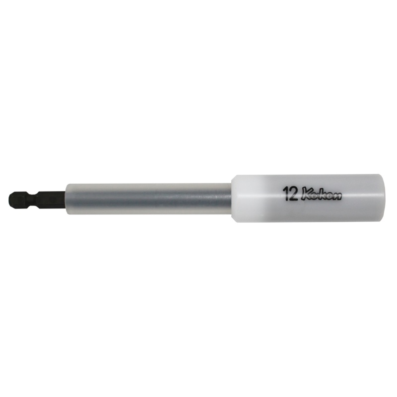1/4 Hex Dr. Nut Setter with Plastic Protector  12mm 6 point Length 150mm Slide Magnet Turnable POM cover
