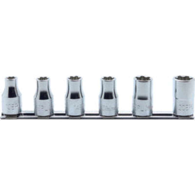 1/2 Sq. Dr. Socket 6 piece Low Profile TORXplus set 10EPL-20EPL