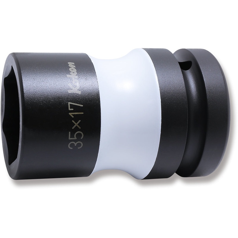 1 Sq. Dr. Rear Wheel Nut Socket  35 x 17mm Hex x Square 83mm Color coded