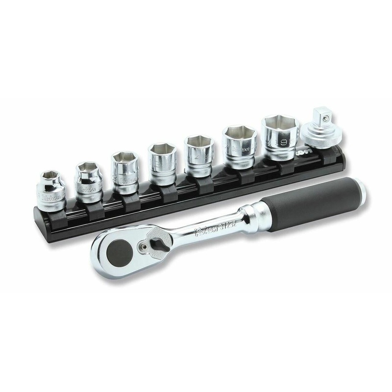 3/8 Sq. Dr. 9 Piece Z-Series 6-Point Metric Socket set  8-19mm