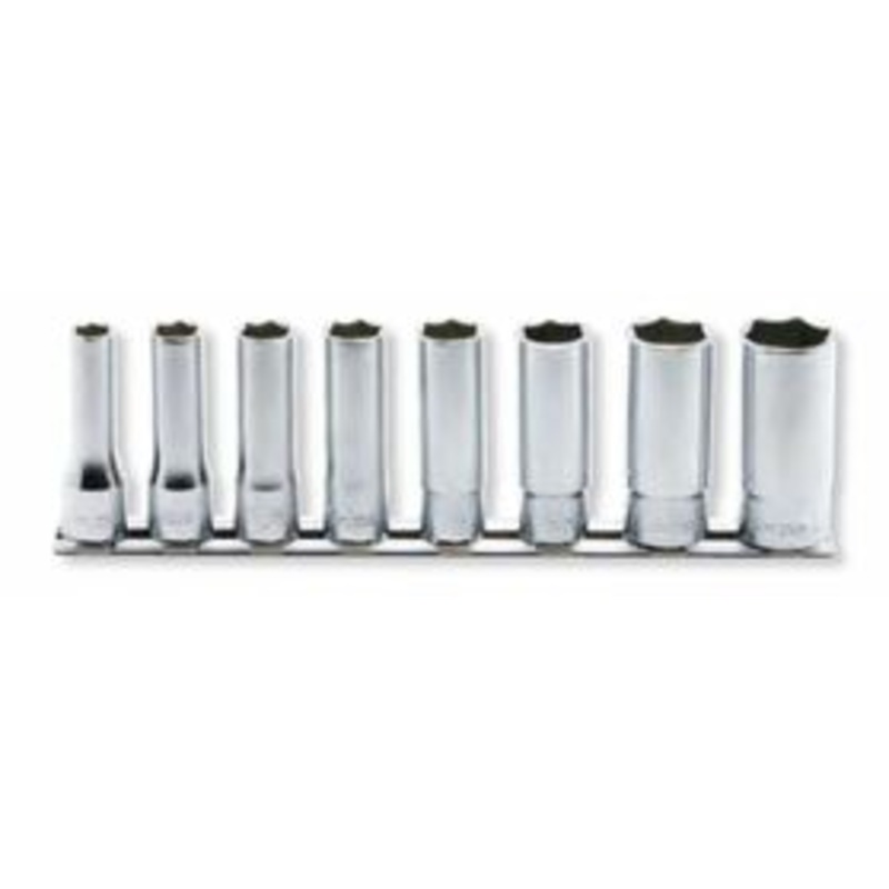 3/8 Sq. Dr. Socket set  8mm-19mm 12 point 200mm  8 pieces