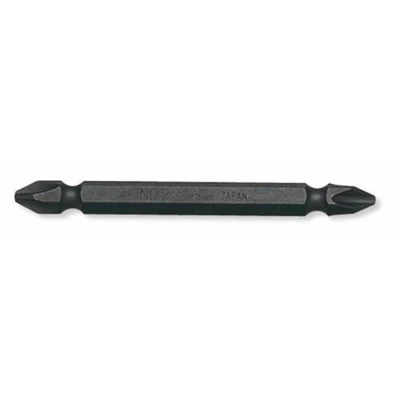 1/4 Hex Dr. Double Ended Bit  PH1  Length 110mm Magnetized