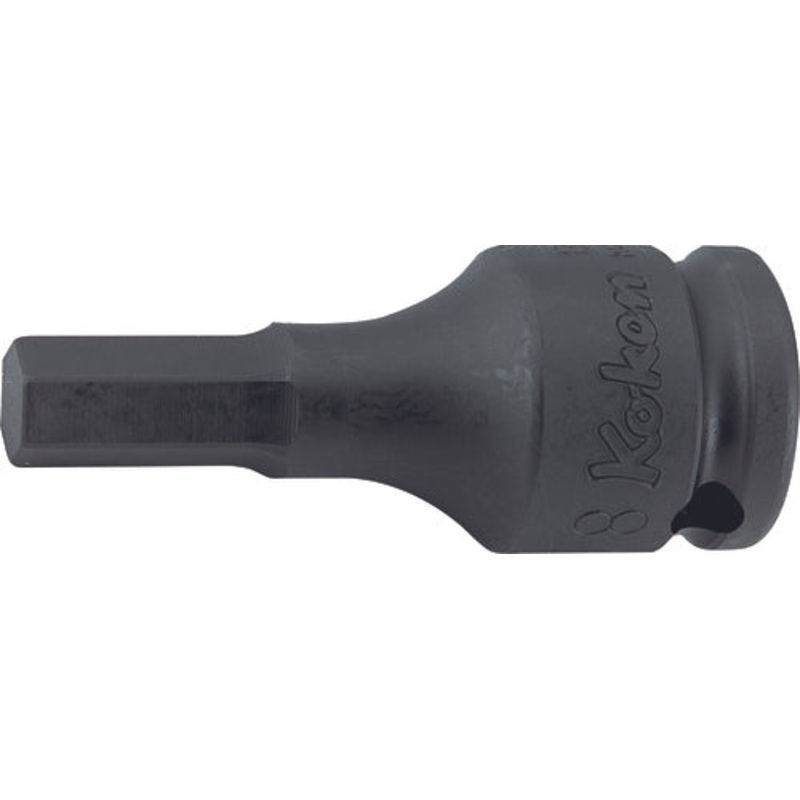 3/8 Sq. Dr. Bit Socket  3mm Hex Length 52mm