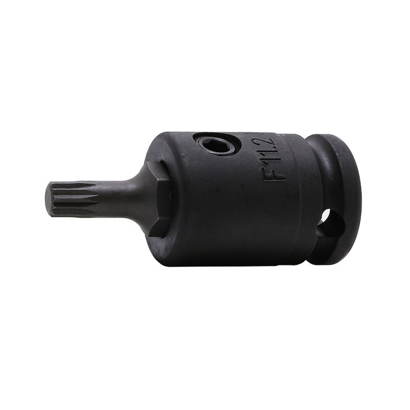 3/8 Sq. Dr. Bit Socket XZN M6 Triple Square Length 52mm