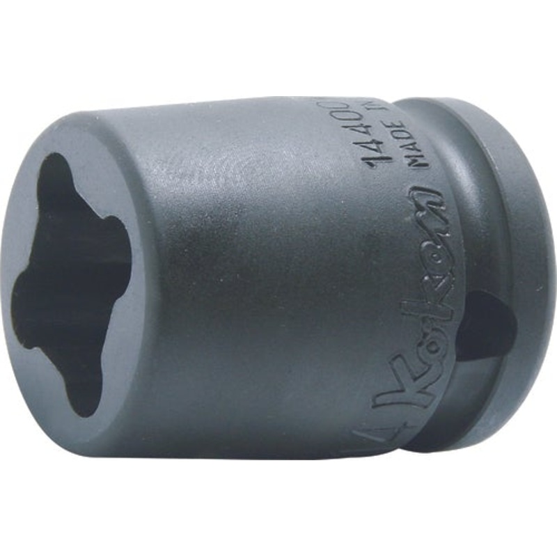 1/2 Sq. Dr. Socket  17mm 4 point Length 40mm