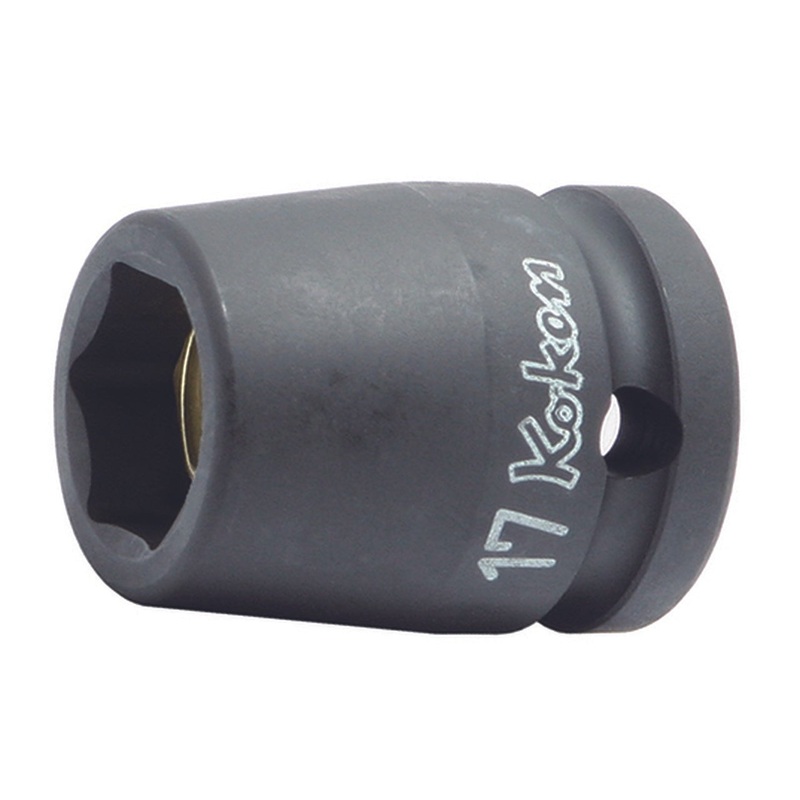 1/2 Sq. Dr. Socket  18mm 6 point Length 38mm Magnet