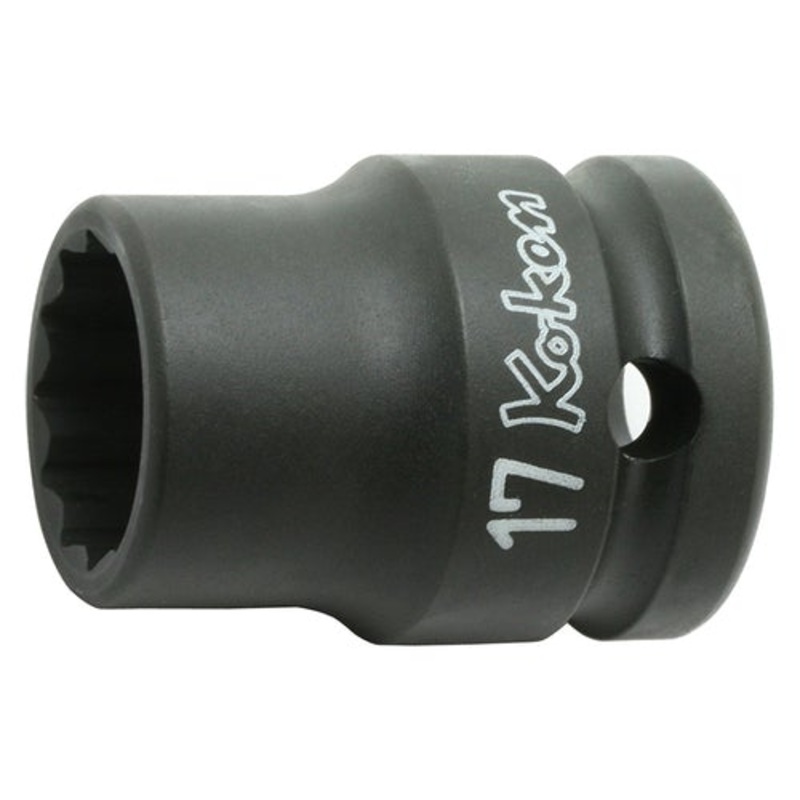 1/2 Sq. Dr. Socket  23mm 12 point Length 38mm Thin walled