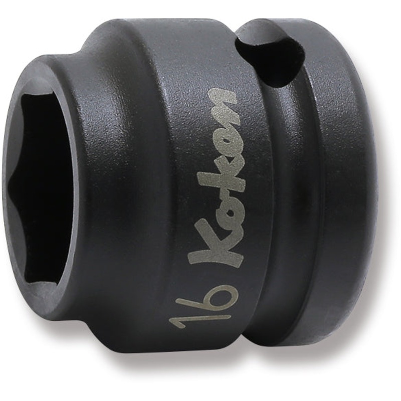 1/2 Sq. Dr. Thin Wall 6-Point Impact Metric Socket  16mm