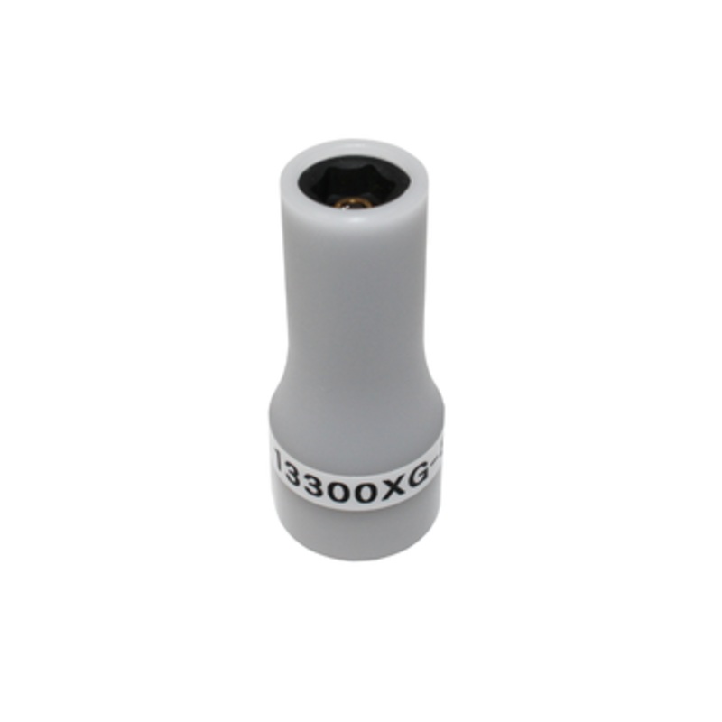3/8" SQ.DR. IMPACT SEMI DEEP SOCKET WITH SLIDE MAGNET 8MM, w/ Delrin Protective Cover