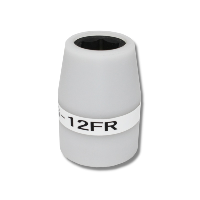 IMPACT SOCKET WITH MAGNET 1/2" SQ. DR. 12MM W.POM COVER