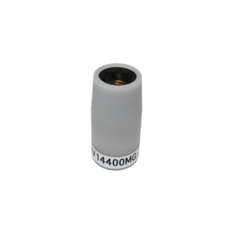 Sleeve Drive 1/2" Sq. Dr. Socket with Magnet 14mm, with Full POM cover