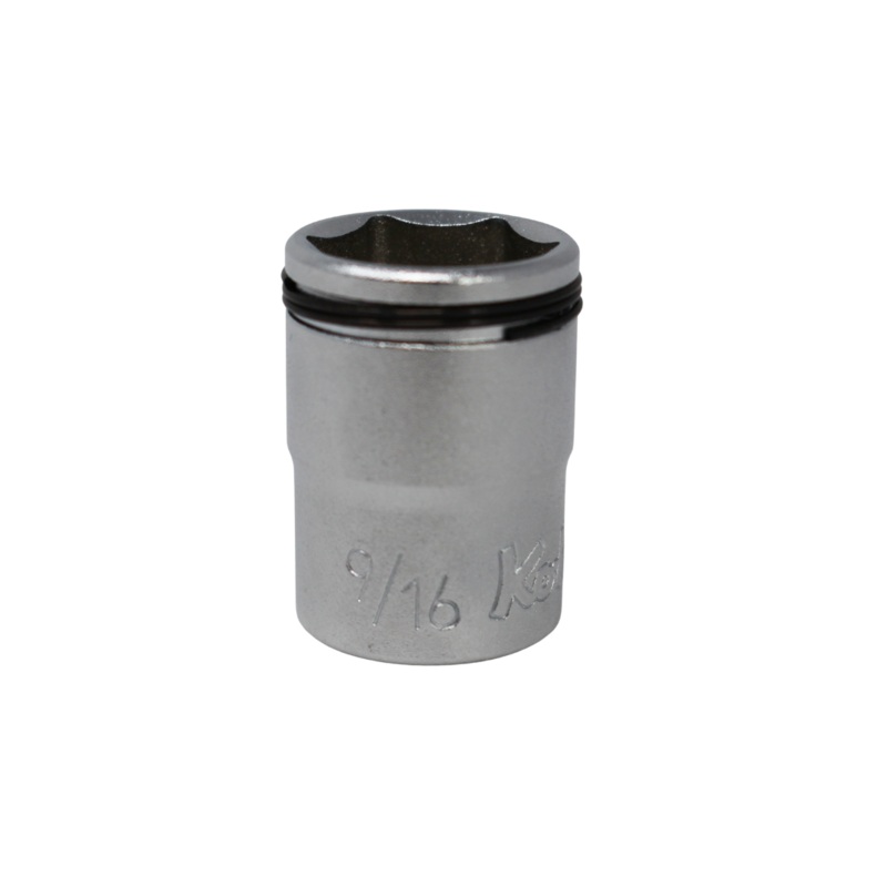 3/8 Sq. Dr. SAE Nut Grip Chrome Socket in 9/16