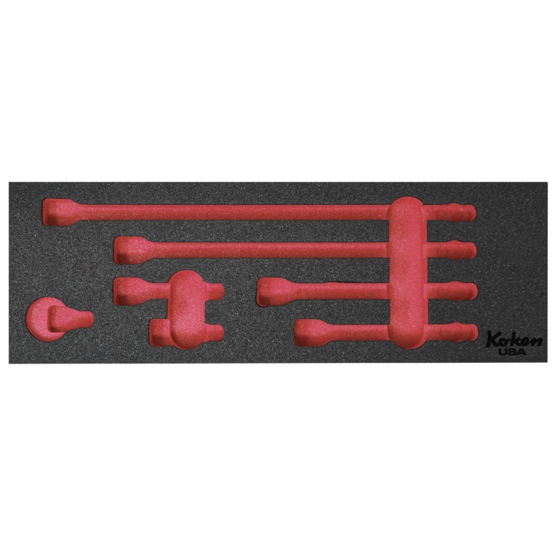 FOAM ONLY for 3/8" Sq Dr Wobble Fix Extension Bar Set