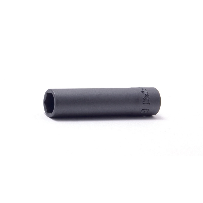 1/4 Sq. Dr. Socket  1/4 6 point Length 50mm