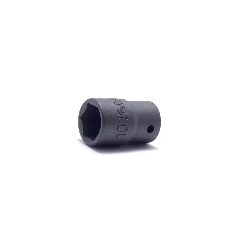 1/4 Sq. Dr. Socket  10mm 6 point Length 22mm